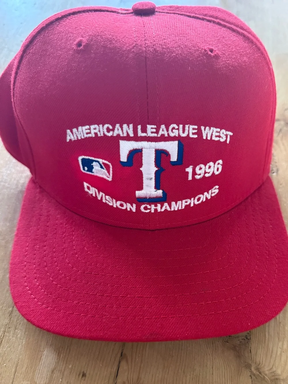 New Era Texas Rangers Red '1996 Division Champions' Cap